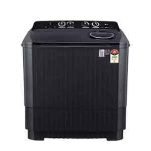 LG 11.5kg 5 Star Plastic Middle Black Semi-Automatic Top Loading Washing Machine with Wind Jet Dry Rat, P115ASKAZ