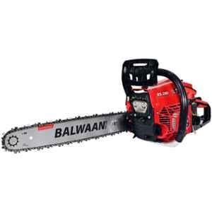 Balwaan BS-280 Supremo 3kW 62cc 18 inch Petrol Engine Operated Chain Saw with 550ml Engine Capacity, MTAK-EN-CH-5527