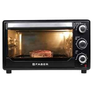 Faber FOTG 24 Litre 1600W Stainless Steel Black Oven Toaster Griller with 2 Years Warranty, 131.0628.552
