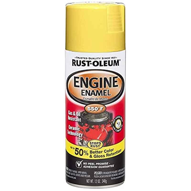 Rust-Oleum Engine Enamel 12 Oz Yellow 272018 Spray Paint