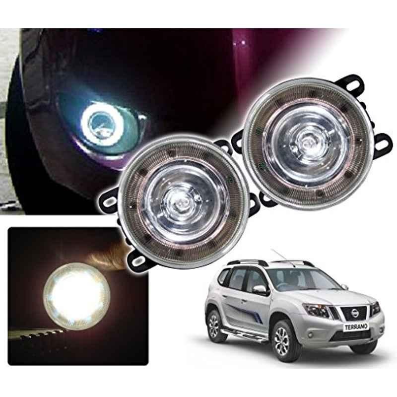 Kozdiko 2 Pcs 9 LED DRL Car High Power Fog Light for Nissan Terrano