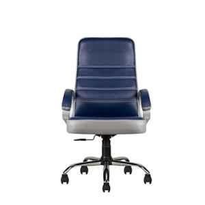 CELLBELL C99 Apex Leatherette High Back Grey & Navy Blue Ergonomic Chair
