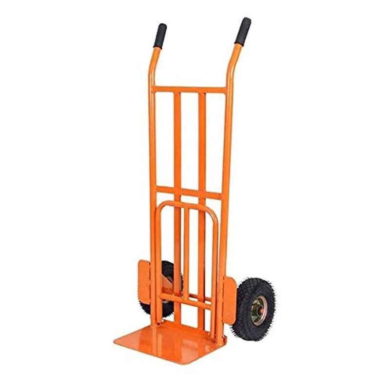 Smlzv Foldable Push Cart Metal Platform Cart-330Lbs Capacity Non-Slip Tire Warehouse Factory Commercial Cart