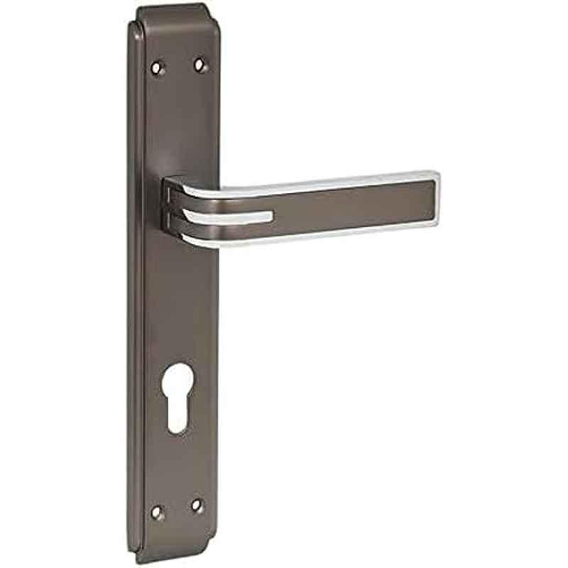 Robustline 85x45mm 70 mm Zinc Alloy Black Nickel Lever Door Handle with Lockbody, CP-BY0300