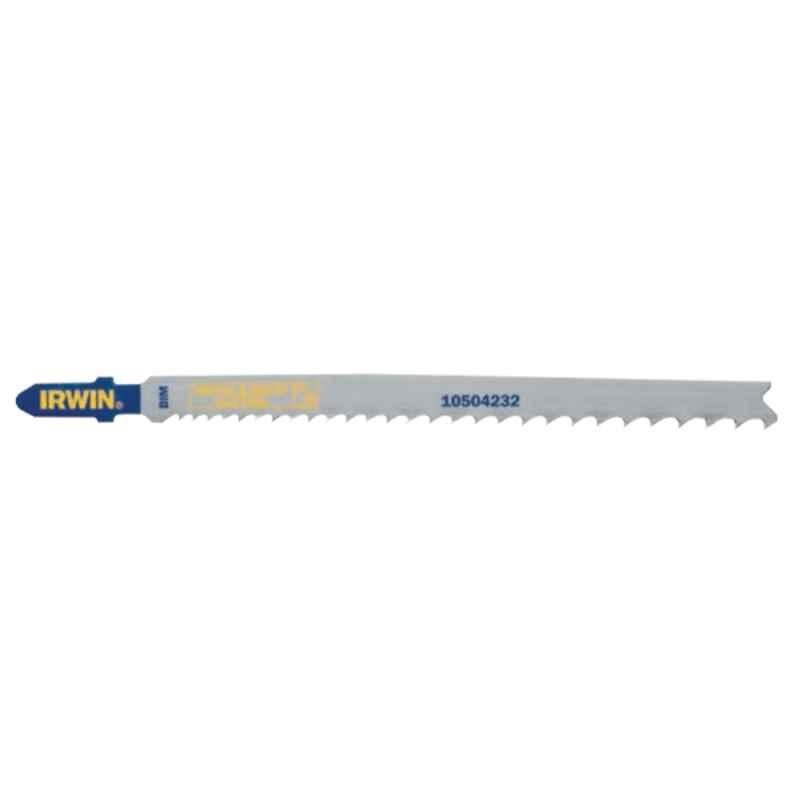 Irwin T345XF 132mm Metal & Wood Cutting Bi-Metal T-Shank Jigsaw Blade, 10504232