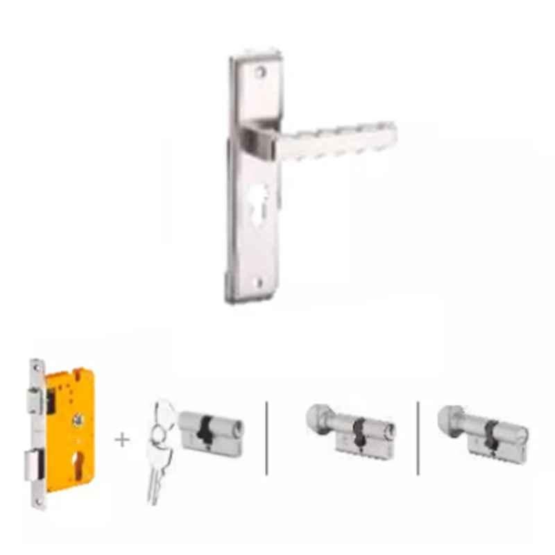 Dorset Kaira HL KAI 8 inch Zinc PT Finish Lock Set with Both 60mm Side Key Cylinder