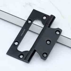 Plantex Stainless Steel Butterfly Hinges for Door/4 inchx14 Gauge Hinge/2.5 mm Hinges for Home/Office/Hotel/Non-Mortise Door Hinges Black