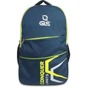 GLS Glance 19 Litre PU Blue Laptop Backpack with Adjustable Straps