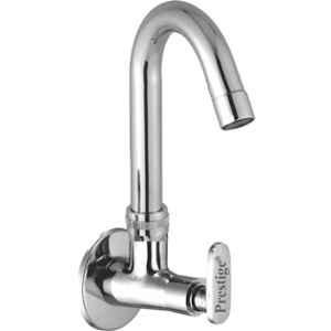 Prestige Snow Brass Chrome Finish Silver Sink Cock