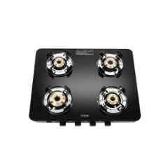 Hindware Alverio Neo 4B AI Glass Top Cooktop with 4 Brass Burner & Automatic Ignition, CT 100253