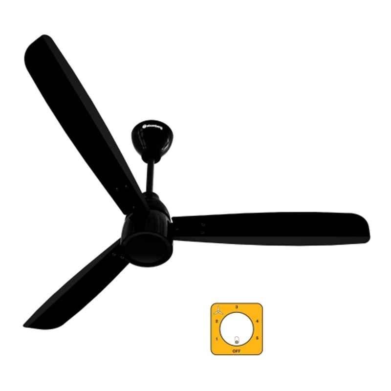 Atomberg Renesa Prime 35W Glossy Black 5 Star BLDC Ceiling Fan with 3 Year Warranty, Sweep: 1200 mm