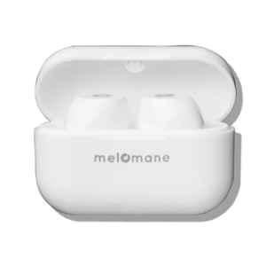 Melomane Flow White Wireless Earbuds with Dual Master Pods