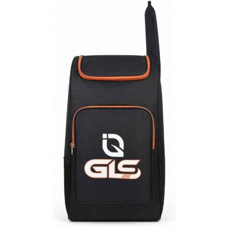GLS Revolt 53 Litre Polyester Black & Orange Duffle Cricket Kit Bag with Bat Pocket