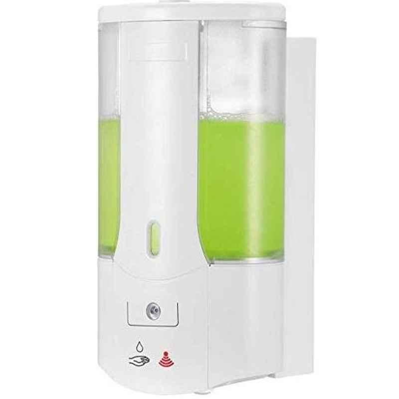 Drizzle Oval 500ml Plastic White Automatic Sensor Operated Liquid Soap Dispenser, AOVALSENSORSOAP