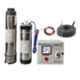 Sameer I-Flo 1HP 10 Stage Oil Filled Submersible Pump with Control Panel, 60m Safety Wire & 50m Submersible Cable Set