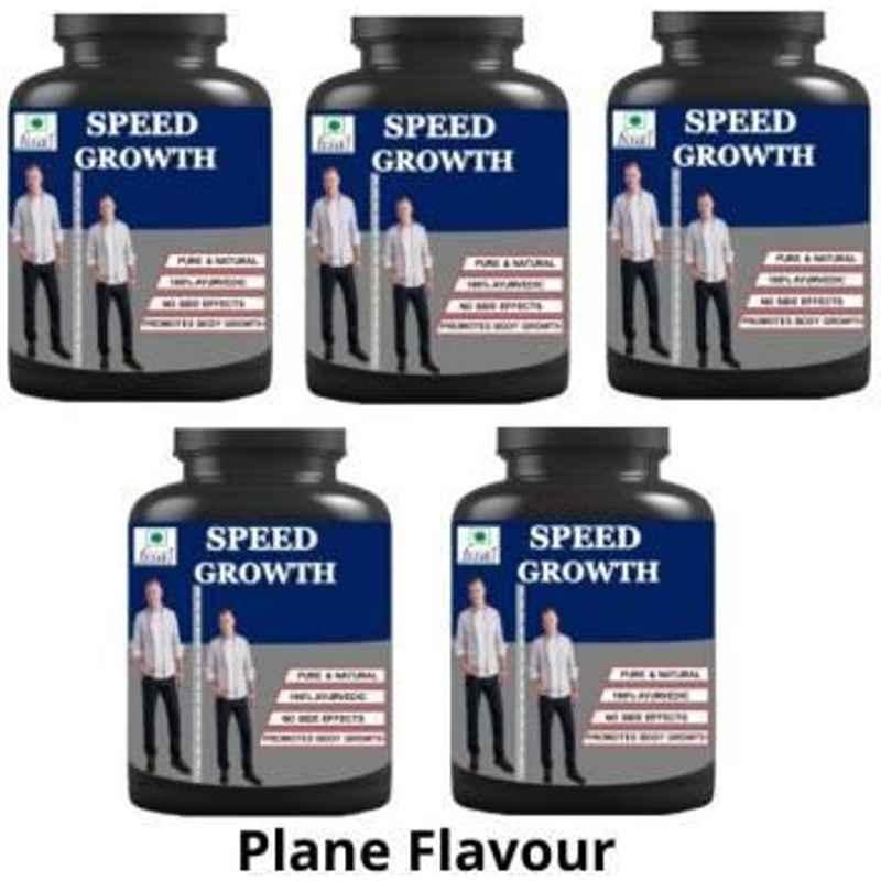 Hindustan Ayurveda 100g Plane Speed Growth Height Supplement (Pack of 5)
