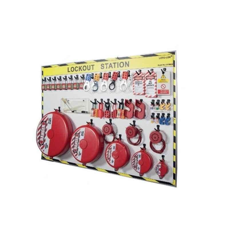 Loto-Lok 94 Pcs 1220x840mm Aluminium Alloy Shadow Board Set, LS-SBEM-CS