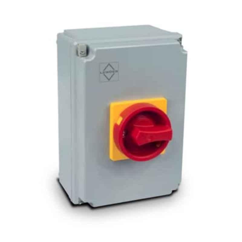 Lewden 4P 25A Die Cast Aluminium Isolator Switch