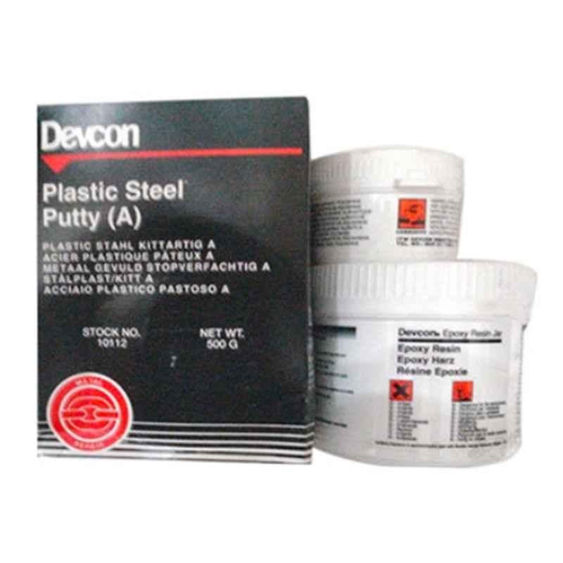 Devcon A 500g Plastic Grey Steel Putty, 10112