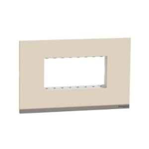 Schneider Electric Unica Pure 4 Module ABS Sandy Beige Dimmer, UNSCP4M_CL (Pack of 14)