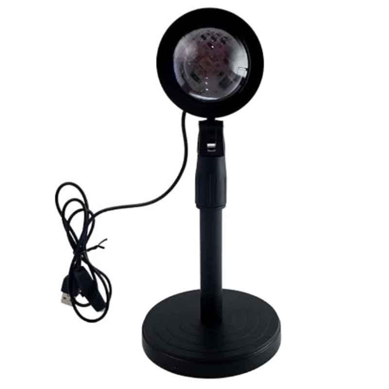 5W Aluminium Multicolour Sunset Projection LED Night Lamp
