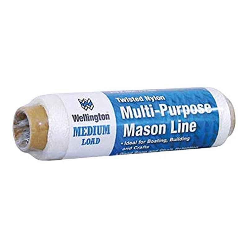Wellington 10lbs 500ft Nylon White Twisted Mason Line, 10482