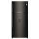 LG 547L Black Steel Frost Free Double Door Refrigerator with Water Dispenser, GN-F702HXHU