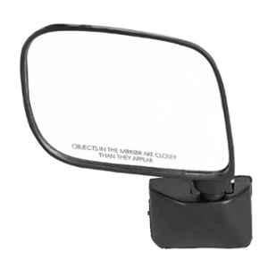 RMC ABS & Glass Black Left Side Car View Mirror for Maruti Wagon R K Series