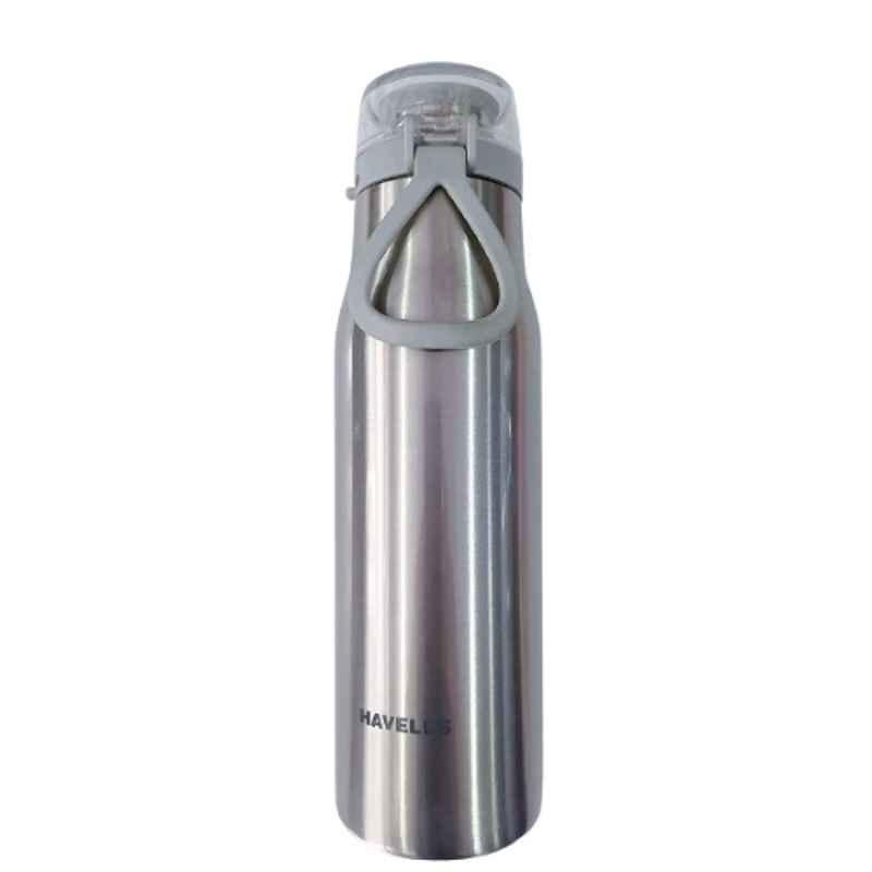 Havells AQUA-S 590ml Stainless Steel 304 Silver Hot & Cold Water Bottle