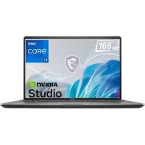 MSI A14VGT-262IN Creator Z17 HX Studio Lunar Grey Laptop with Intel Core i7 14th Gen 14700HX 32GB/2TB SSD/Windows 11 Home/NVIDIA GeForce RTX 4070 & 17 inch Display, 9S7-17N212-262