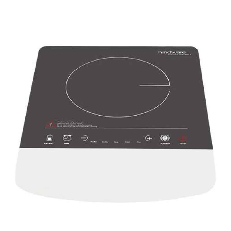 Hindware USO 2000W White & Black Induction Cooktop