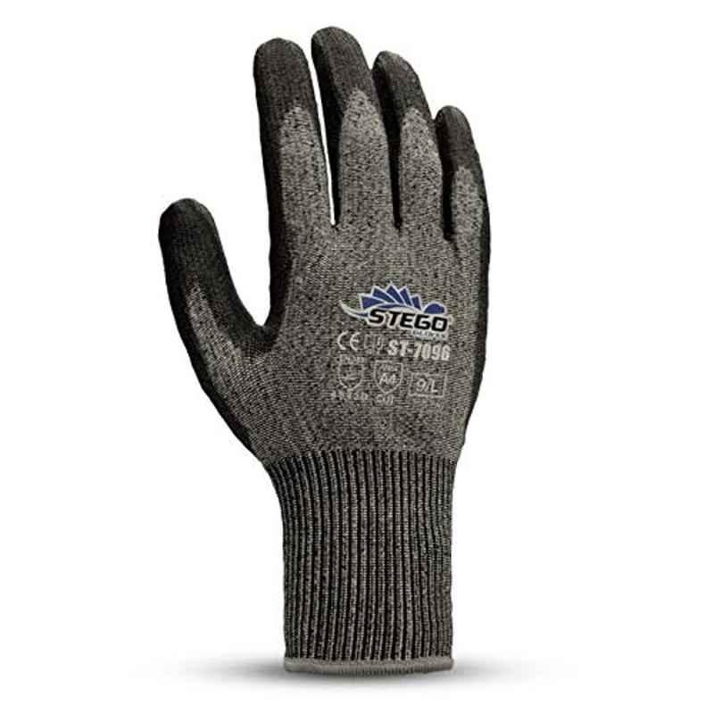 Stego Cut Protection Safety Gloves, ST-7096, Size: M