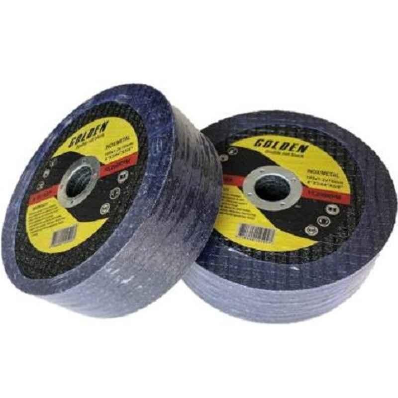 Zebra Golden 4 inch Double Netted Black Cut Off Wheel for Metal (Pack of 25)