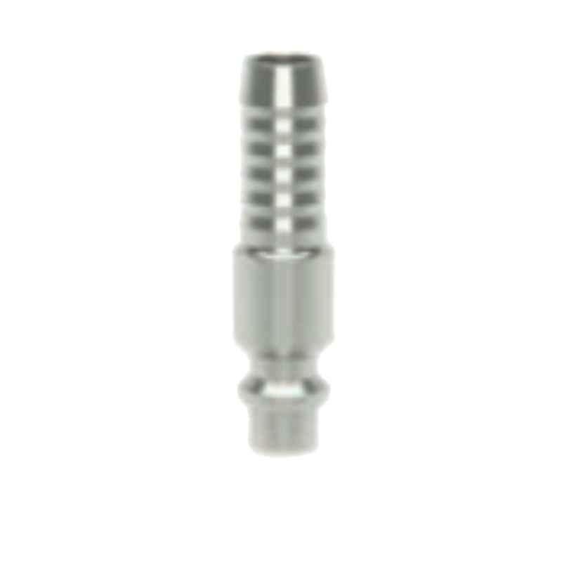 Ludecke ESAI6SS 6mm Single Shut-off Hose Barb Quick Connect Coupling with Plug