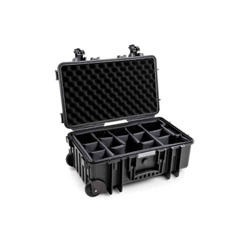 B&W International 6600/B/RPD 28.8 Litre 8.8 inch Polypropylene Black Hard Outdoor Case