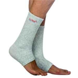 AccuSure Extra Large Bamboo Yarn 4 Way Stretchable Bi-Layered Ankle Compression Support for Men & Women, AOA12-XL