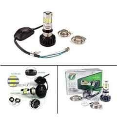 AOW Universal RTD M6 (Super Bright) Led Headlight with Fan for Royal Enfield Models (12V / 35W)