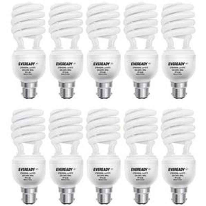 Eveready 27W Spiral 10pcs White CFL Bulb