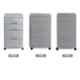 Cello 15x38.1x69.5cm 4 Drawers Plastic Grey Storewell Cabinet