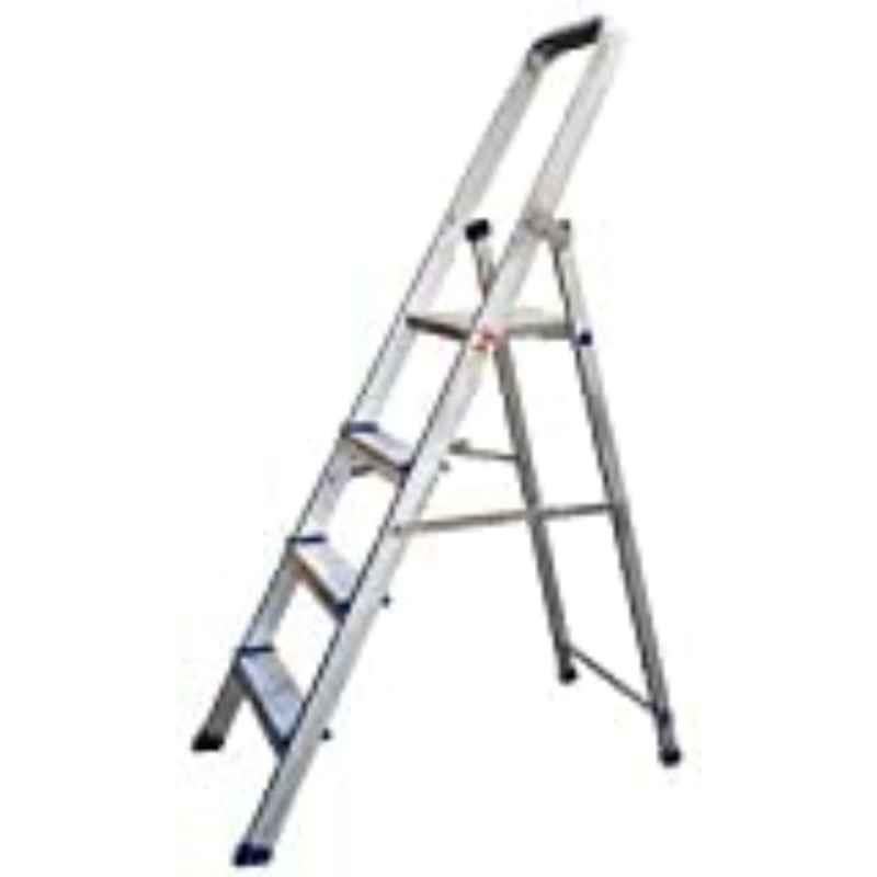 Aqson 4 Step Aluminium Ladder with Platform