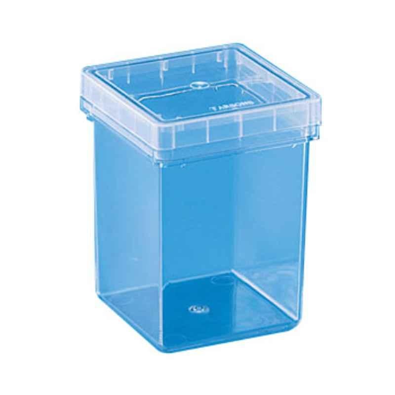 Tarsons 12 Pcs 7.5x7.5x10cm Polycarbonate & Propylene Planton Plant Tissue Culture Container Set, 020080