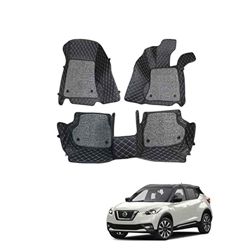 Kozdiko 7D Luxury Car Foot Mat Set for Nissan Kicks, Kozdiko_37