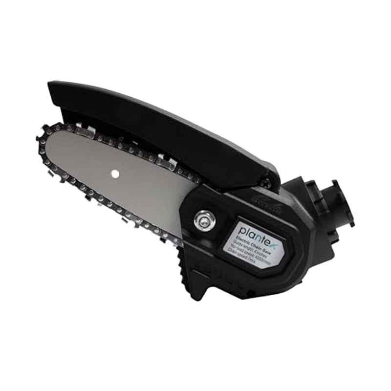 Plantex 4 inch Black Electric Chainsaw Attachment/Cordless Chain Saw with 4000rpm Load Speed/7m/s Chain Speed/Lightweight Pruning Saw for Wood Cutting, APS-DYB-004-BLACK-ELECTRIC-CHAIN-SAW