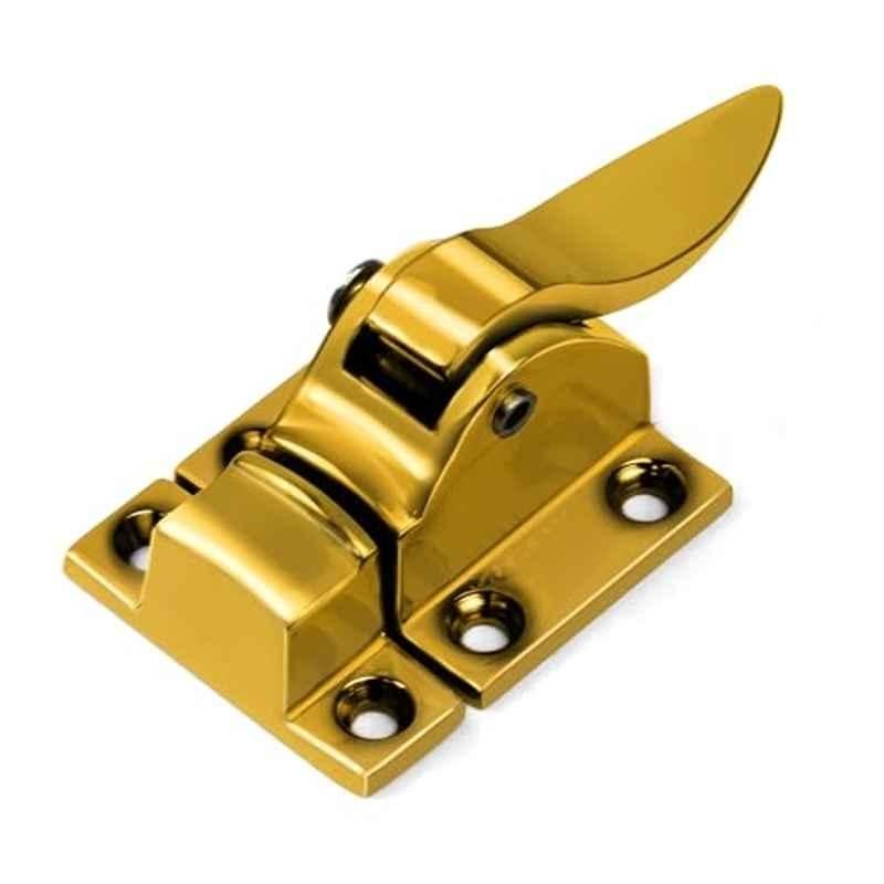 Plantex Zinc Alloy Gold Cabinet Latch for Kitchen Cabinets & Cupboards