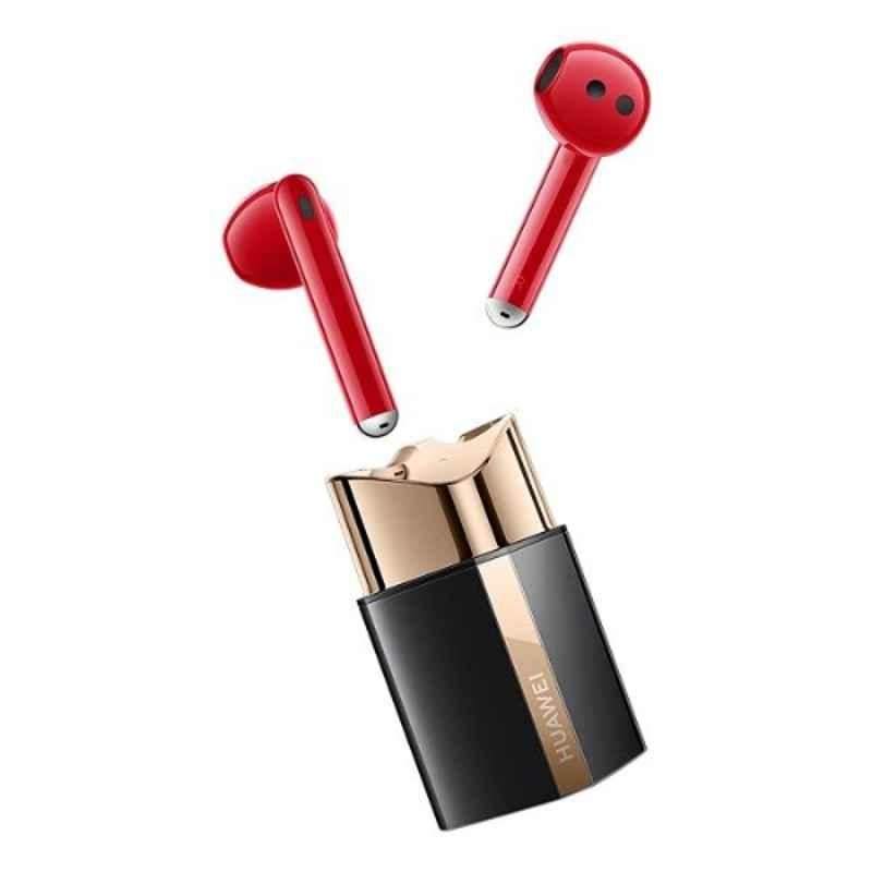 Huawei FreeBuds 14.3mm Lipstick Red Wireless Noise Cancelation Bluetooth Ear Buds, HUW-FREEBUDSLP-RED