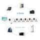 Fedus 1500W 4m 6+6 PVC White Extension Board
