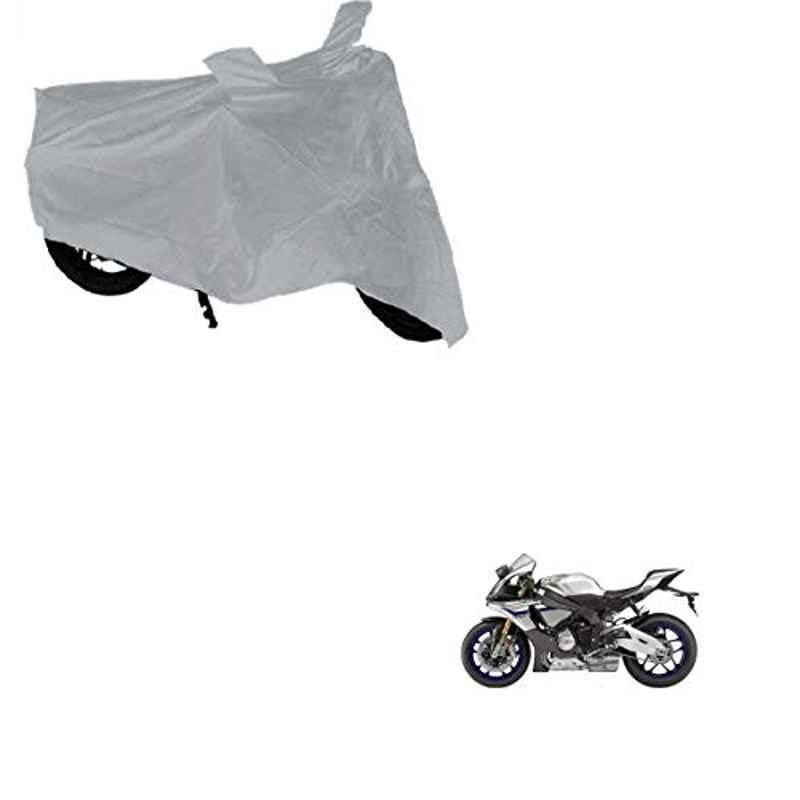 Kozdiko Polyester Matty Silver Dust & Waterproof Bike Body Cover for Yamaha YZF Rim