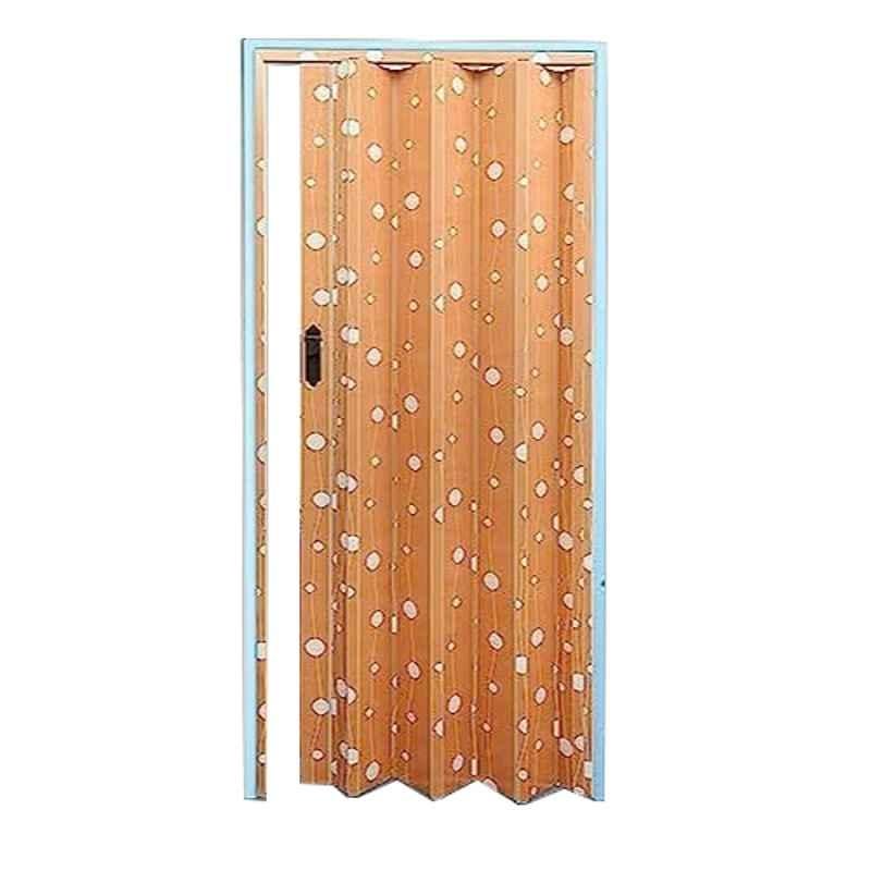 Robustline 210x100cm PVC Peach Folding Sliding Door without Glass