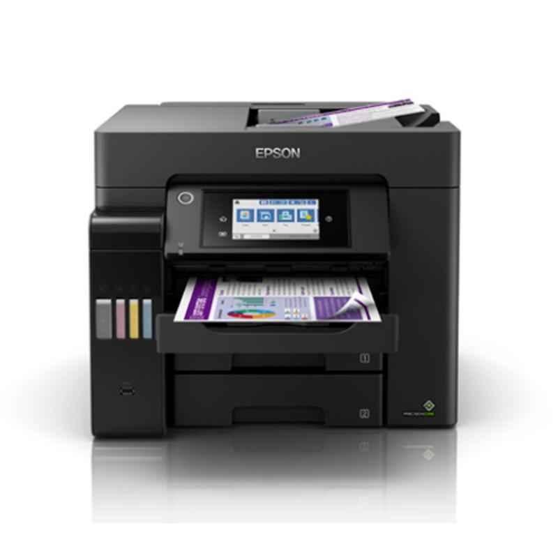 Epson EcoTank L6570 WiFi All-in-One Colour Ink Tank Photo Copier Machine Printer with ADF & Duplex, Printe Speed: 25 ppm