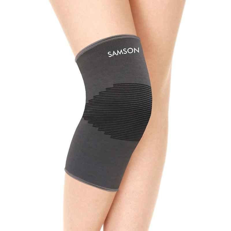 Samson NE-0607 Black 4 Way Knee Cap, Size: M